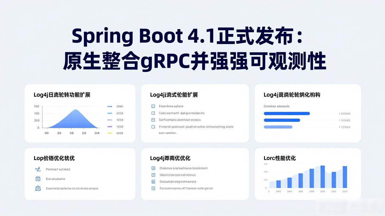 Spring Boot 4.1正式发布：原生整合gRPC并强化可观测性