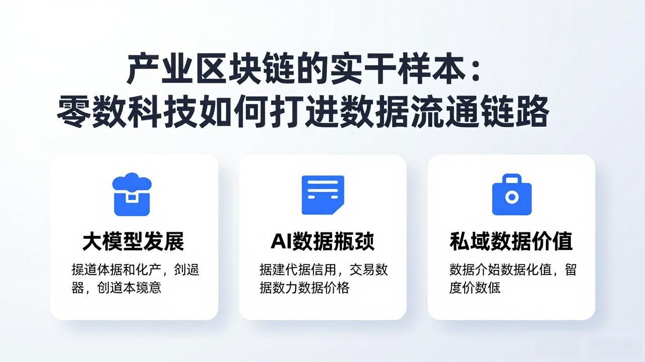 产业区块链的实干样本：零数科技如何打通数据流通链路