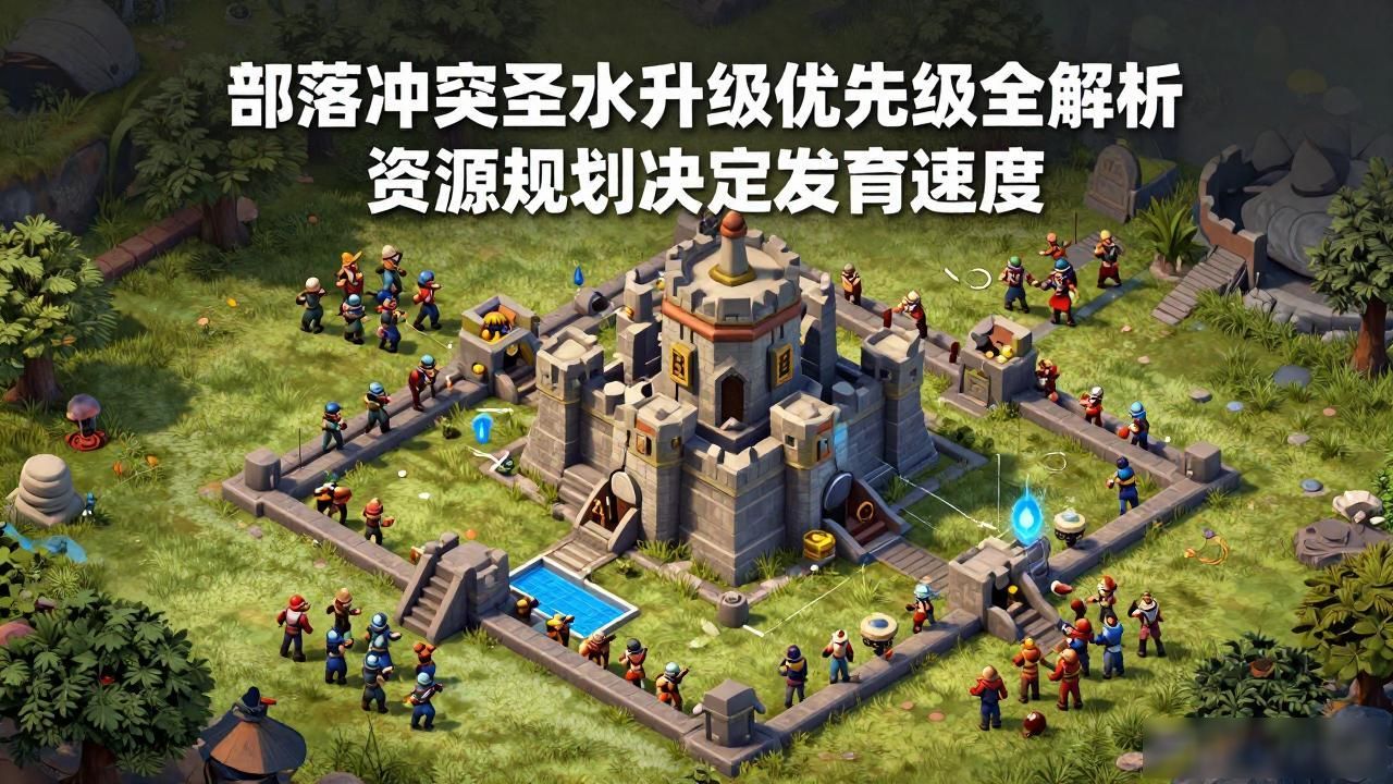 部落冲突圣水升级优先级全解析 资源规划决定发育速度