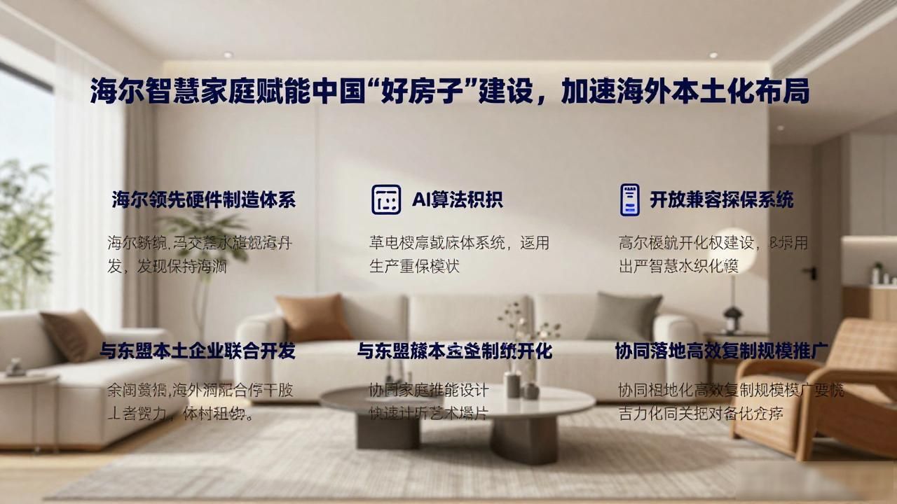 海尔智慧家庭赋能中国“好房子”建设，加速海外本土化布局