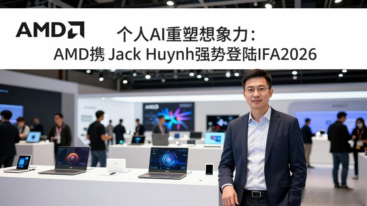 个人AI重塑想象力:AMD携Jack Huynh强势登陆IFA2026