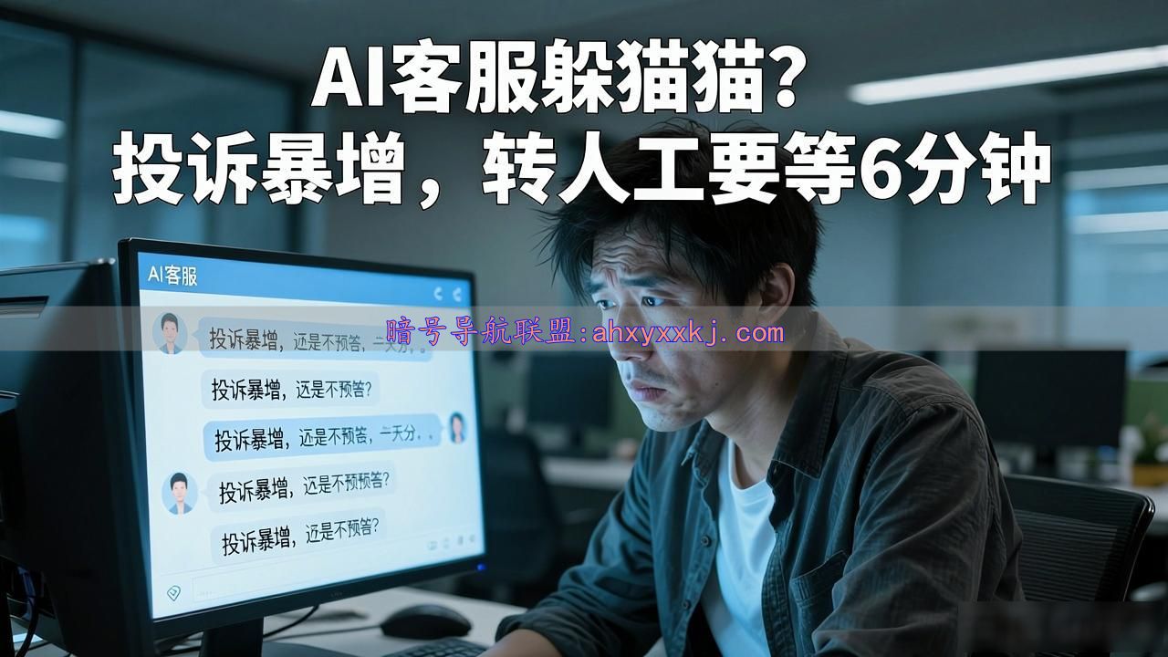 AI客服躲猫猫？投诉暴增，转人工要等6分钟