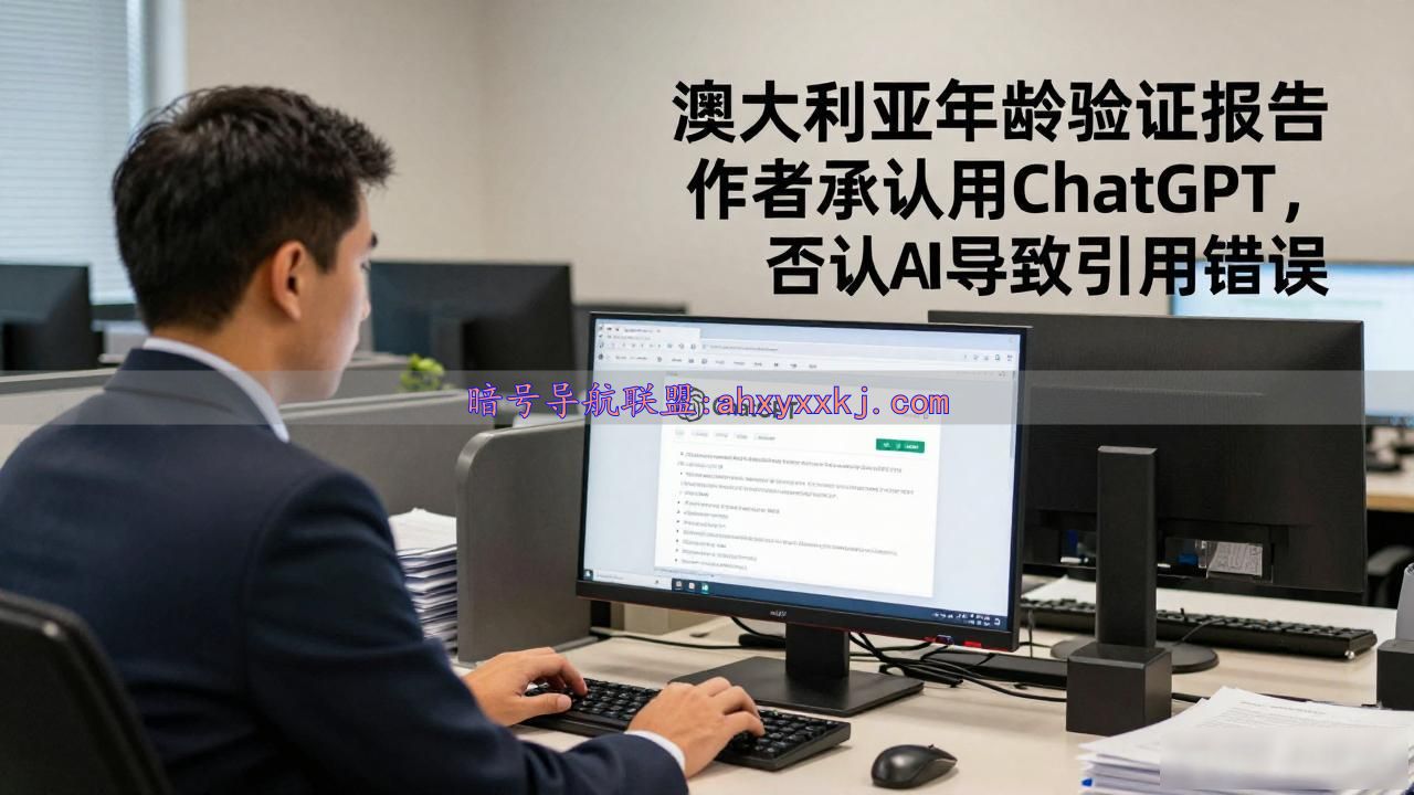 澳大利亚年龄验证报告作者承认用ChatGPT，否认AI导致引用错误