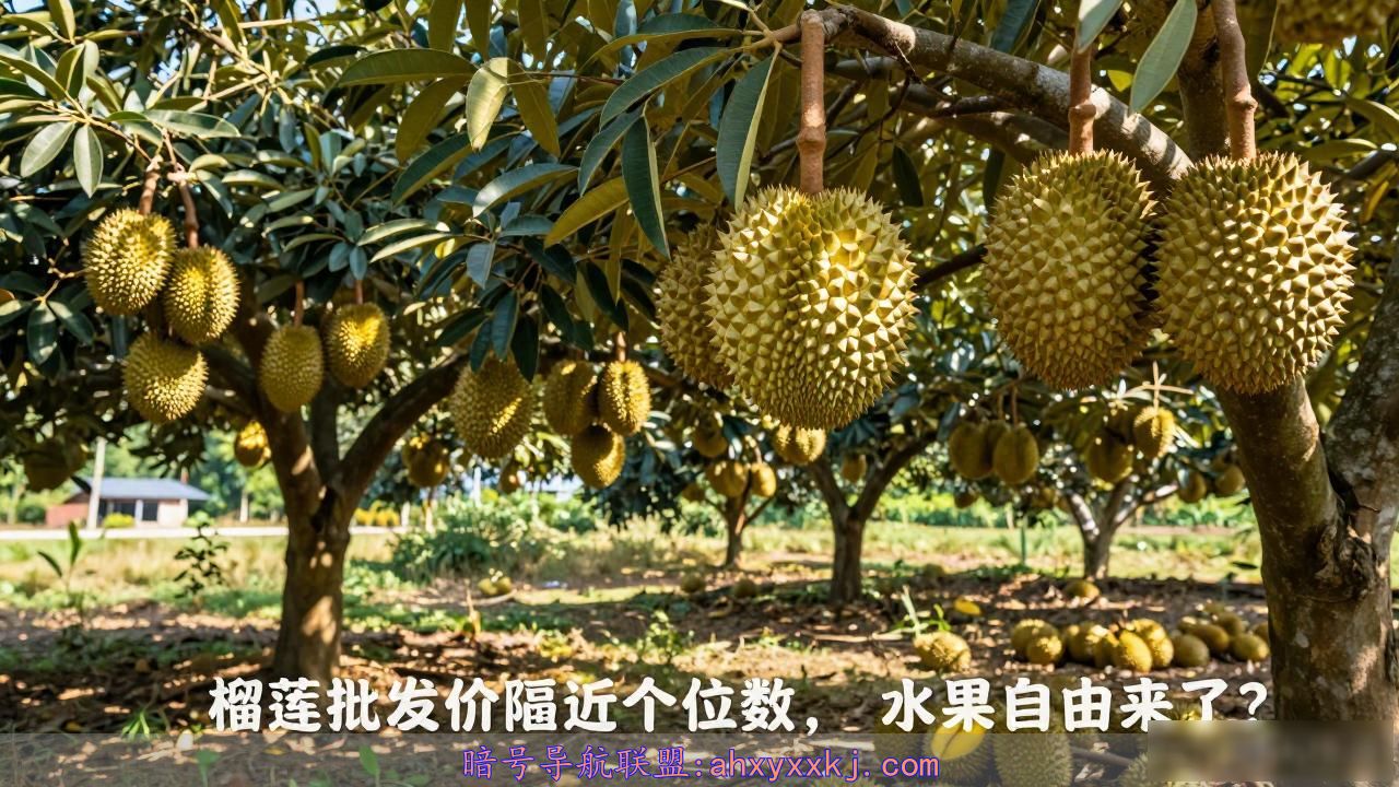 榴莲批发价逼近个位数，水果自由来了？