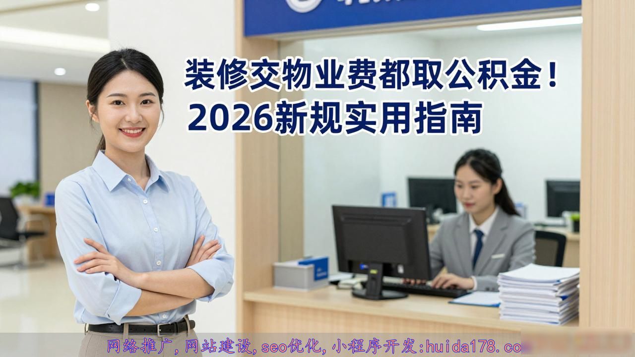 装修交物业费都能取公积金！2026新规实用指南