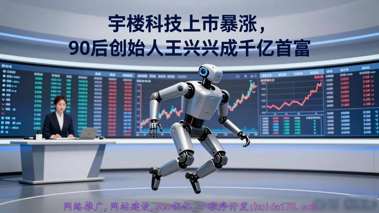 宇树科技上市暴涨，90后创始人王兴兴成千亿首富