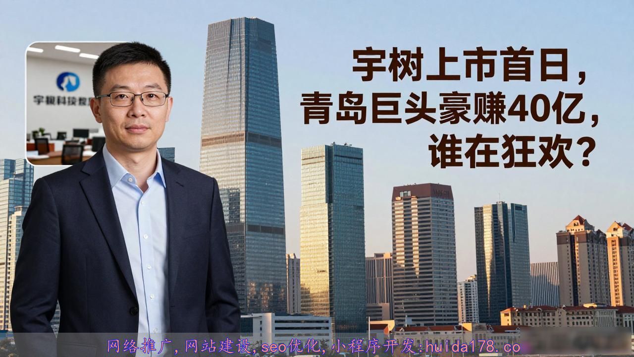 宇树上市首日，青岛巨头豪赚40亿，谁在狂欢？