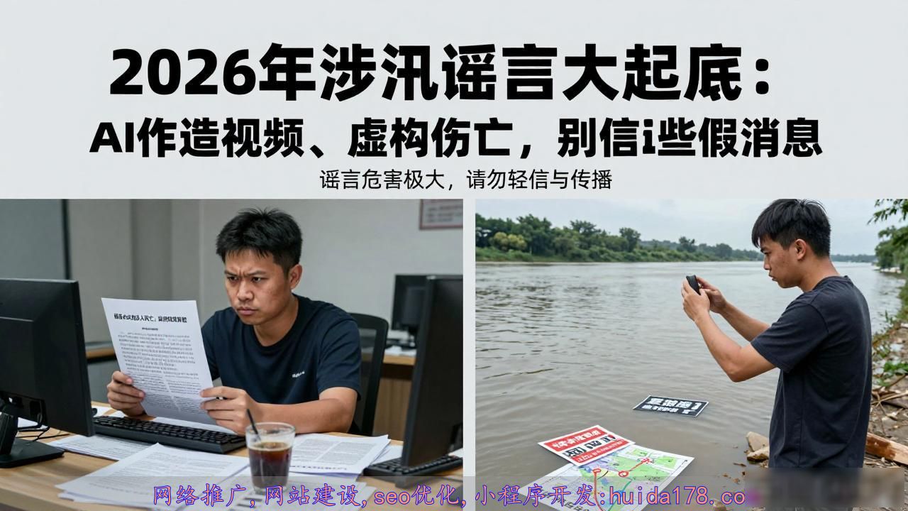 2026年涉汛谣言大起底：AI伪造视频、虚构伤亡，别信这些假消息