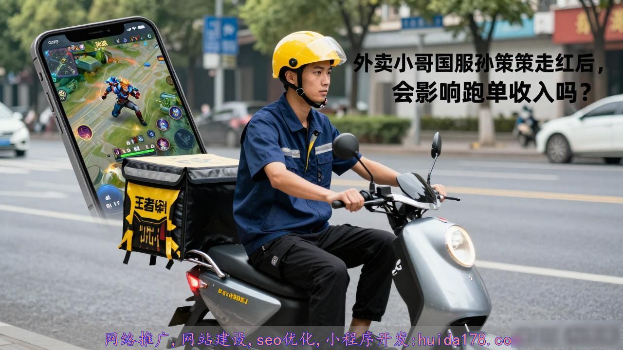 外卖小哥国服孙策走红后，会影响跑单收入吗？