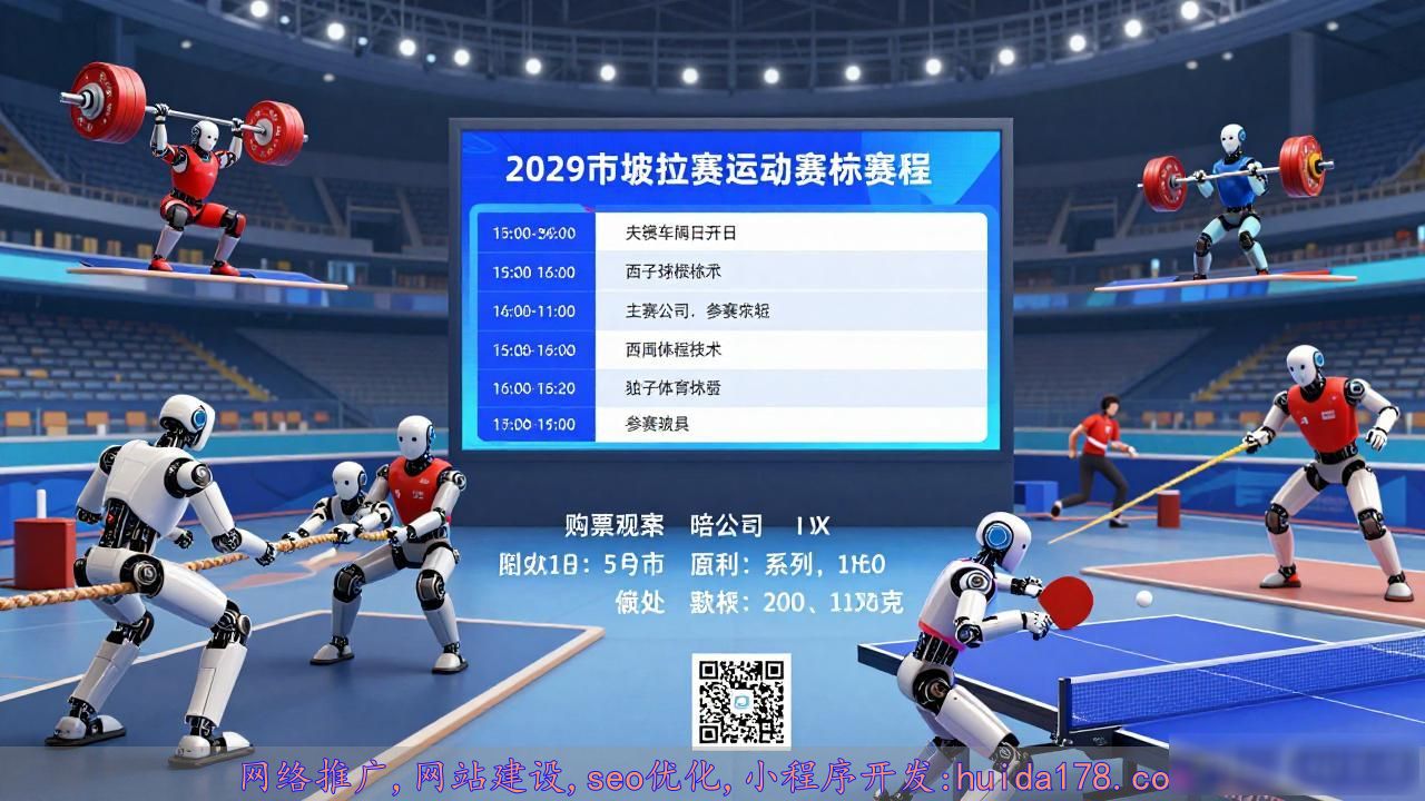 世界人形机器人运动会赛程公布，举重拔河乒乓看点足