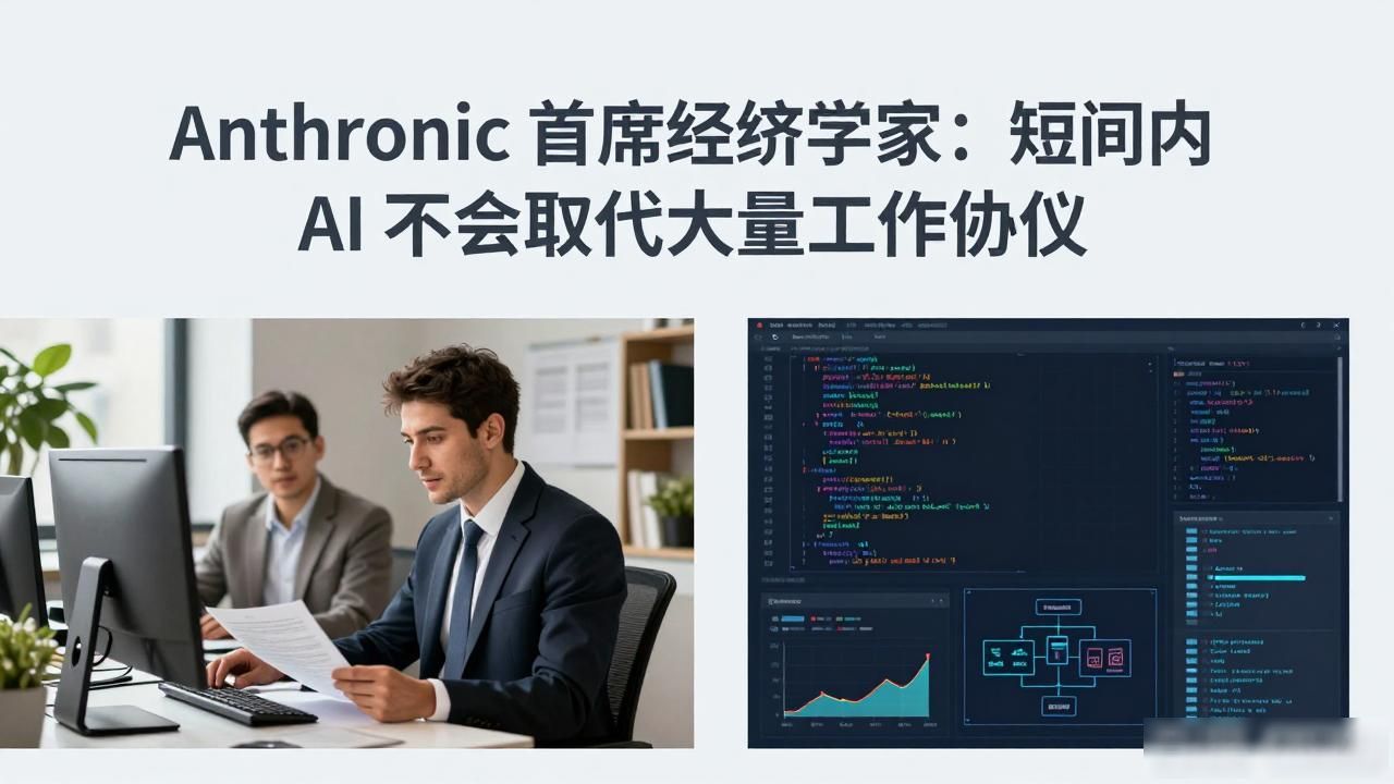 Anthropic 首席经济学家：短期内 AI 不会取代大量工作岗位