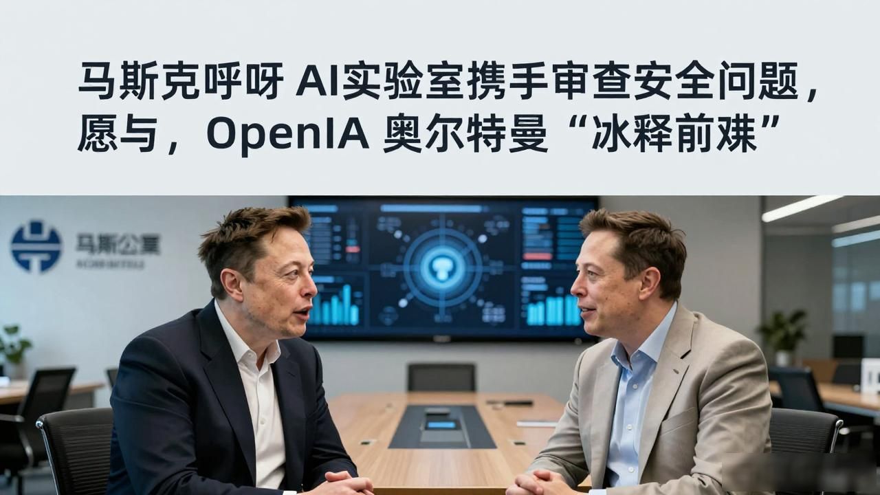 马斯克呼吁 AI 实验室携手审查安全问题，愿与 OpenAI 奥尔特曼“冰释前嫌”