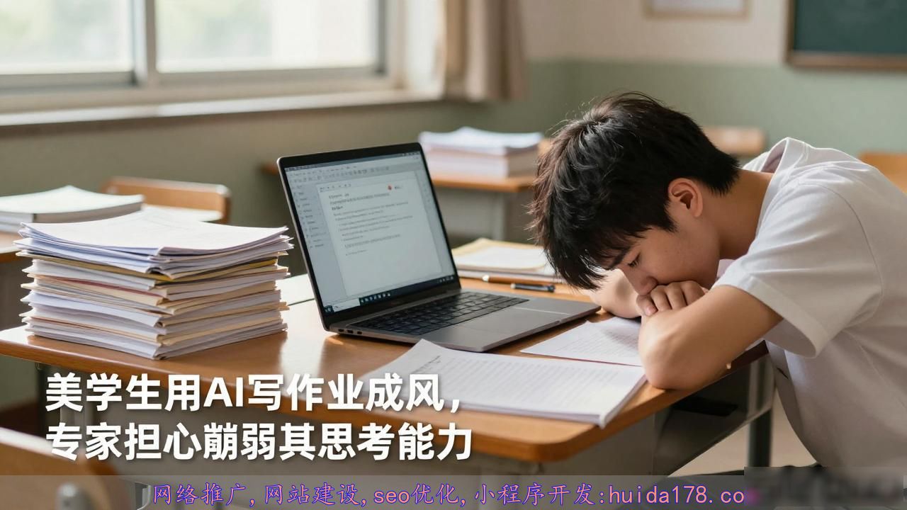 美学生用AI写作业成风，专家担心削弱其思考能力