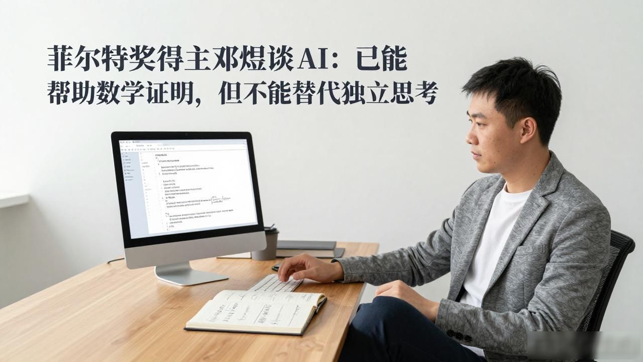 菲尔兹奖得主邓煜谈 AI：已能帮助数学证明，但不能替代独立思考