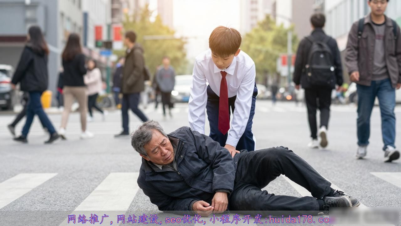 初中生好心扶摔倒老人反被索赔22万，法院介入后撤诉