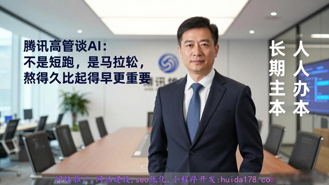 腾讯高管谈AI：不是短跑，是马拉松，熬得久比起得早更重要
