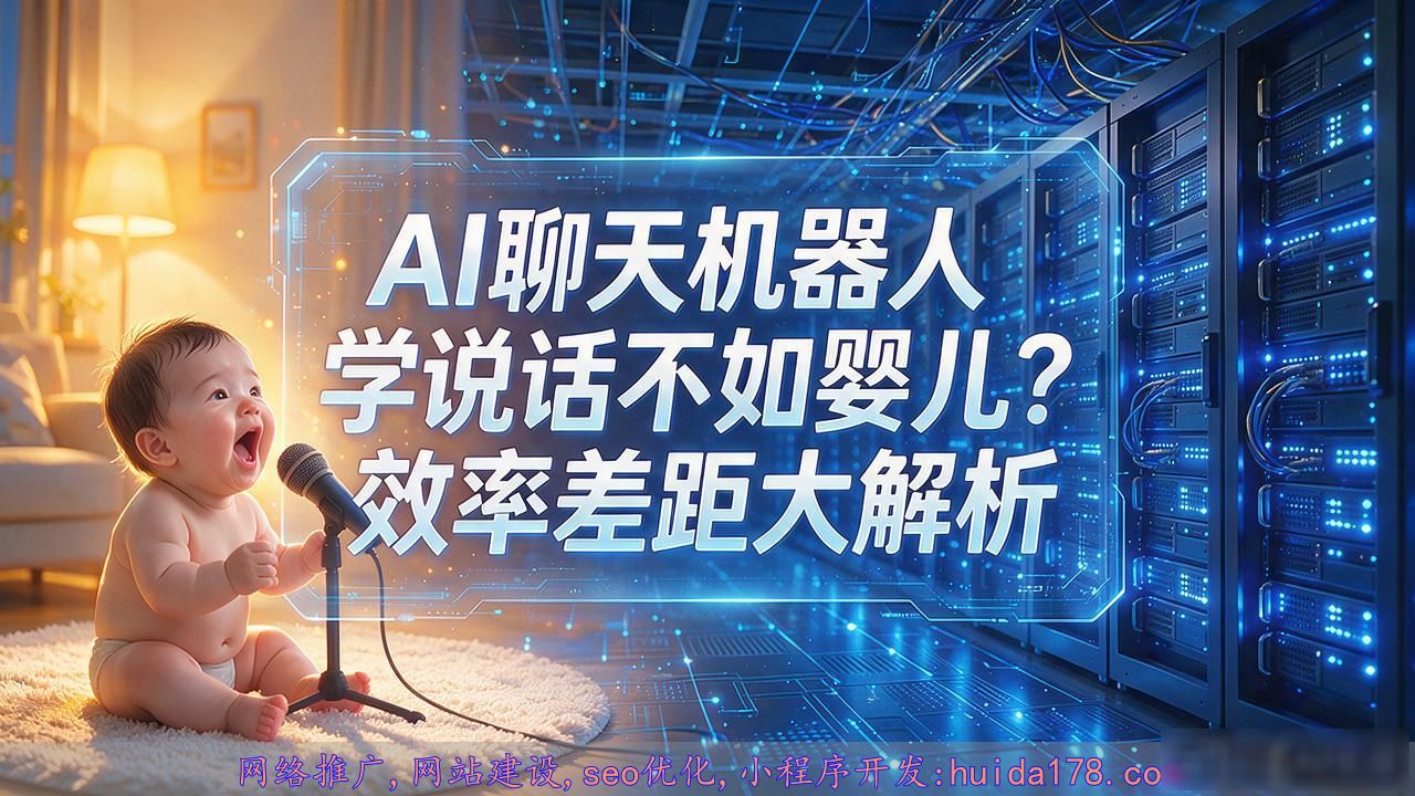 AI聊天机器人学说话不如婴儿？效率差距大解析