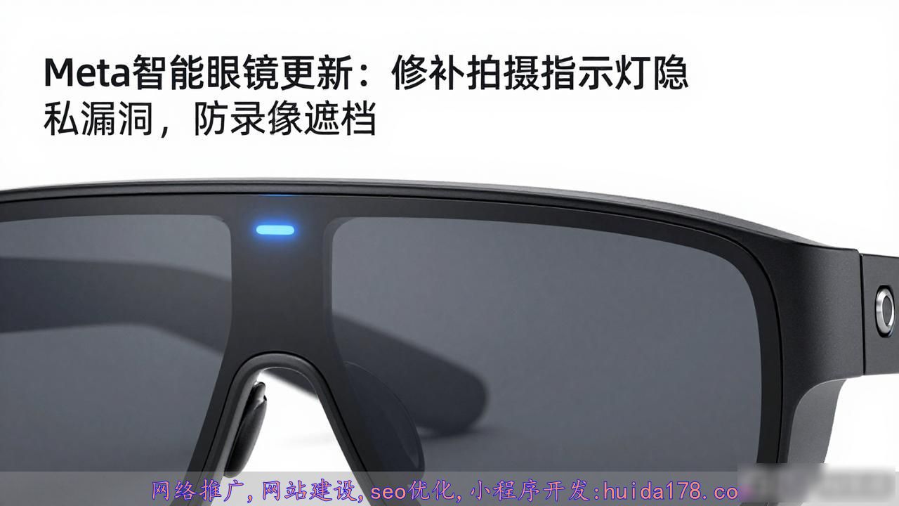Meta智能眼镜更新：修补拍摄指示灯隐私漏洞，防录像遮挡