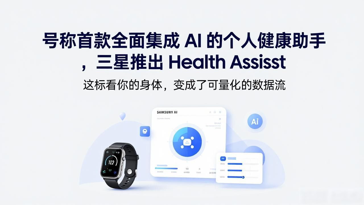 号称首款全面集成 AI 的个人健康助手，三星推出 Health Assistant