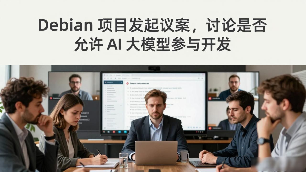 Debian 项目发起议案，讨论是否允许 AI 大模型参与开发