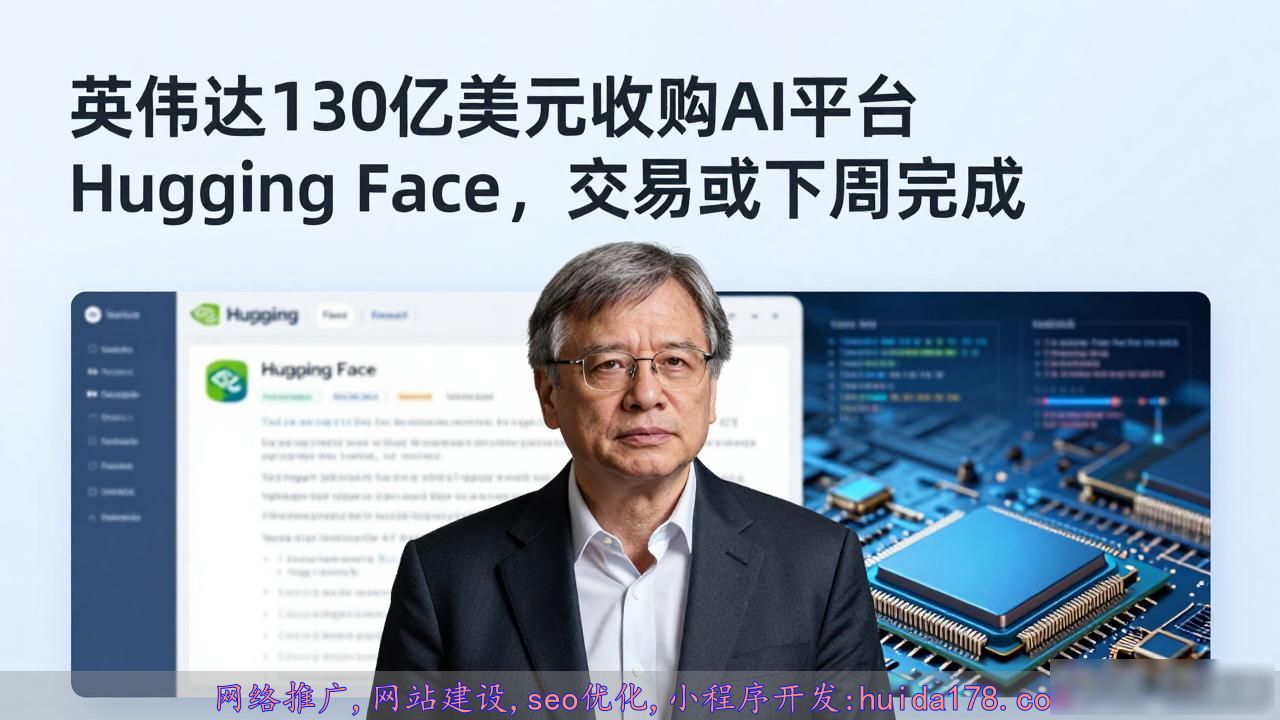 英伟达130亿美元收购AI平台Hugging Face，交易或下周完成